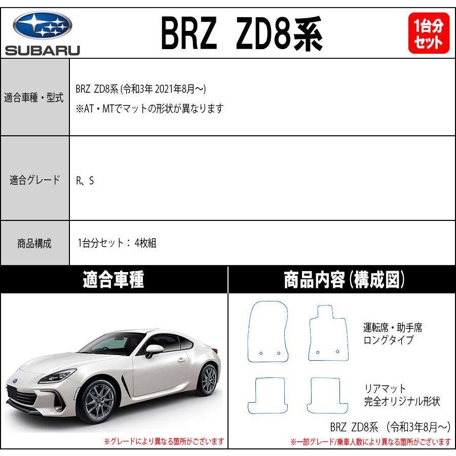 BRZ 8台セット BRZ 【ポイント5倍】スバル 新型 ZD8系 1台分セット 完全