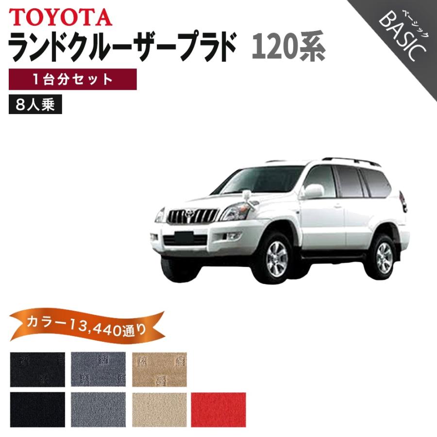 ポイント5倍】トヨタ ランドクルーザープラド 120系 8人乗り フロア 