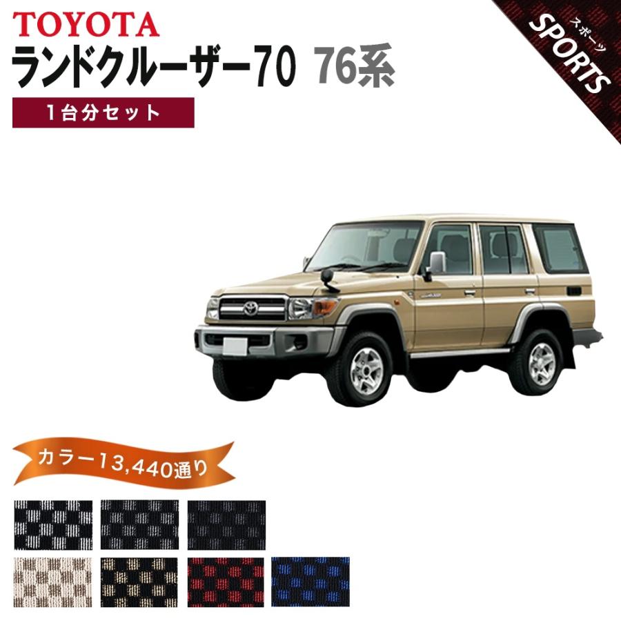 ポイント5倍】トヨタ TOYOTA ランドクルーザー70 76系 フロアマット 