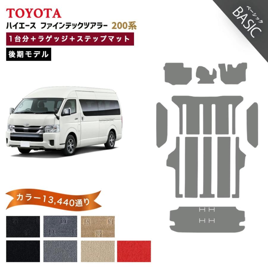 ポイント5倍】トヨタ ハイエース ファインテックツアラー 200系 後期 