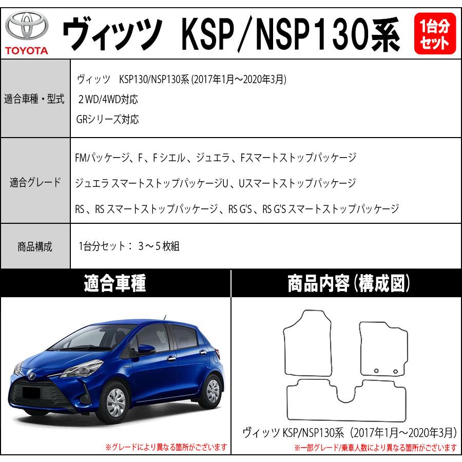 ヴィッツ 【ポイント5倍】トヨタ KSP130/NSP130系 ハイブリッド フロア 