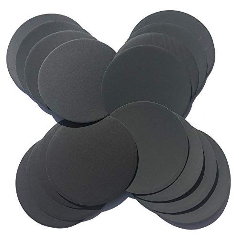 Aspaland 耐水 ペーパー サンドペーパー 丸型 サンダー用 紙 やすり 鏡面磨き 125ｍｍ セット 各4枚 800 1500 車 バイク 自転車