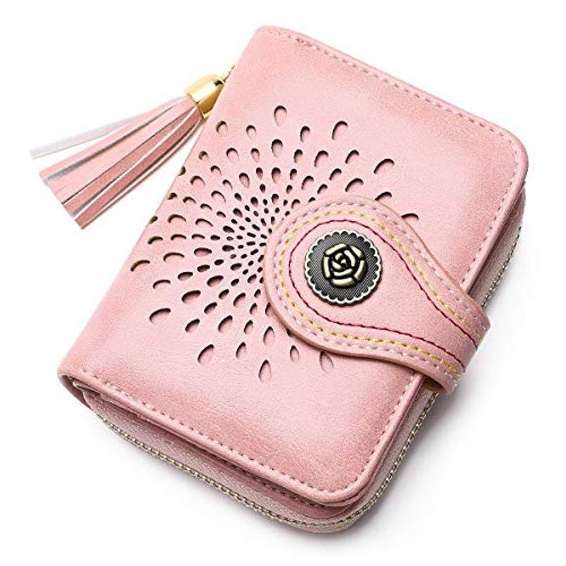 APHISON 財布 レディース 二つ折り 磁気防止 短財布 カードケース カワイイ おトク 軽量 陽の花 小型 RFID 2022年のクリスマスの特別な衣装 ウォレット じゃばら財布