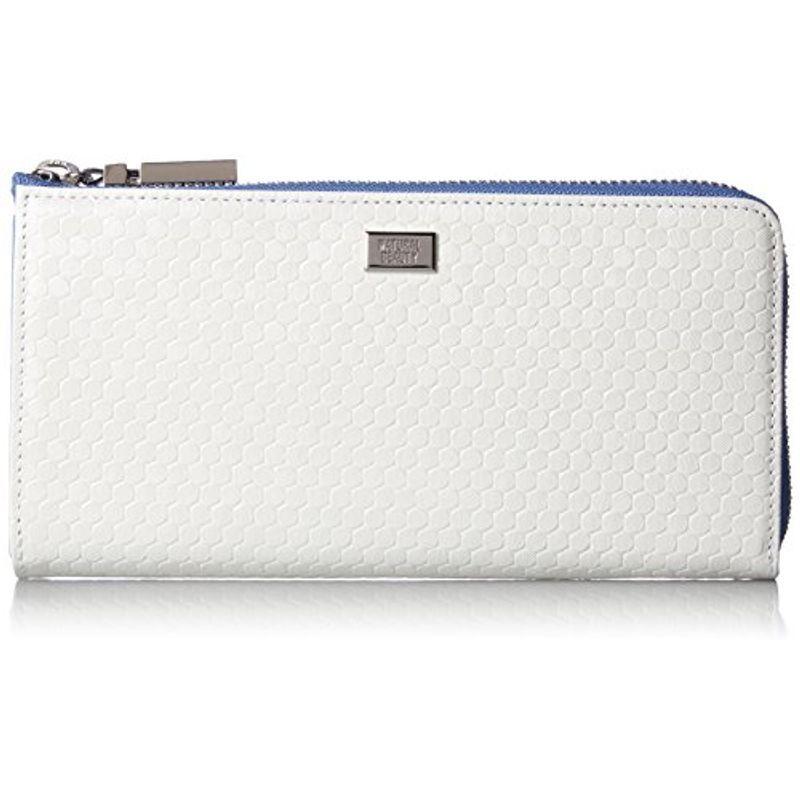 ナチュラルビューティー 財布 シャイニードット レディース ホワイト