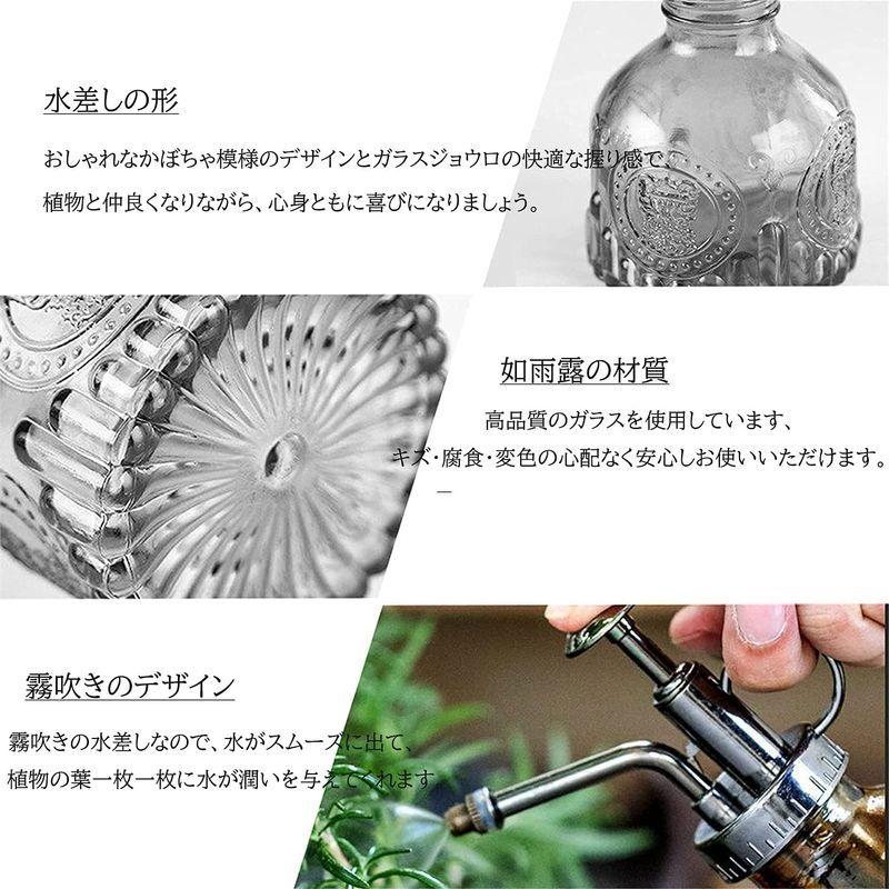 じょうろ 水差し 小型ジョウロ 霧吹き 持ち運びやすい おしゃれ ミニ 水やり 園芸用品ガーデンエッジ 多肉植物の栽培 散水用具 ガラス製 Mata Tabi 通販 Yahoo ショッピング