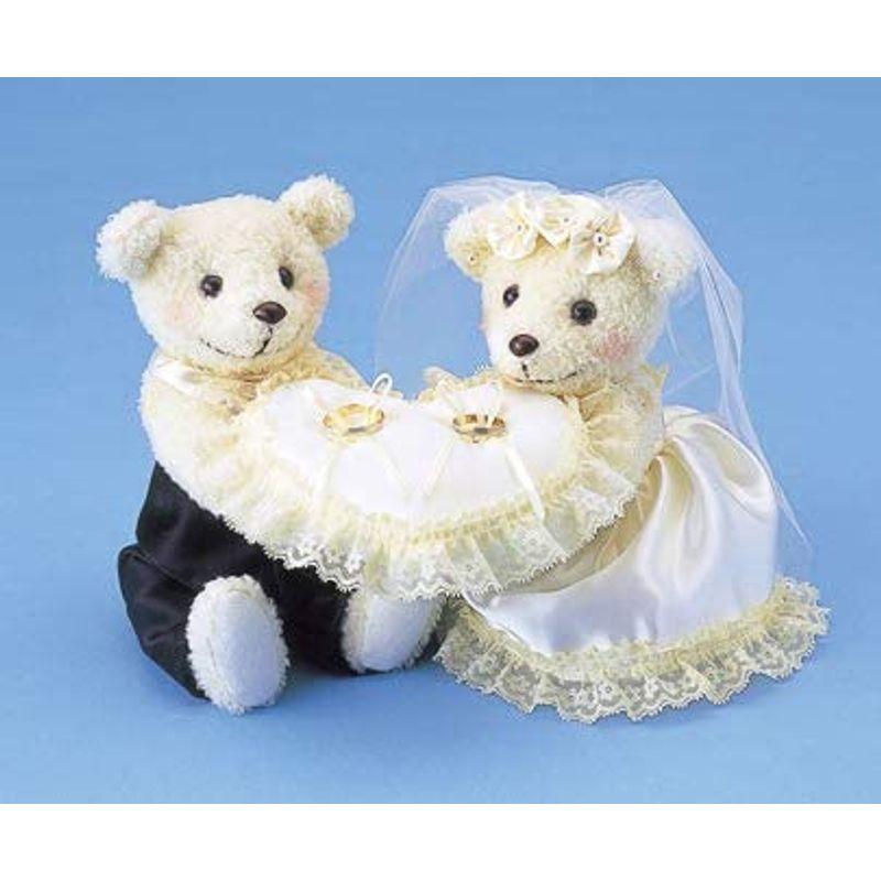 タカギ繊維 Panami クマのリングピロー クリーム RP-1 JAN4906943041703ウエディング 婚礼 