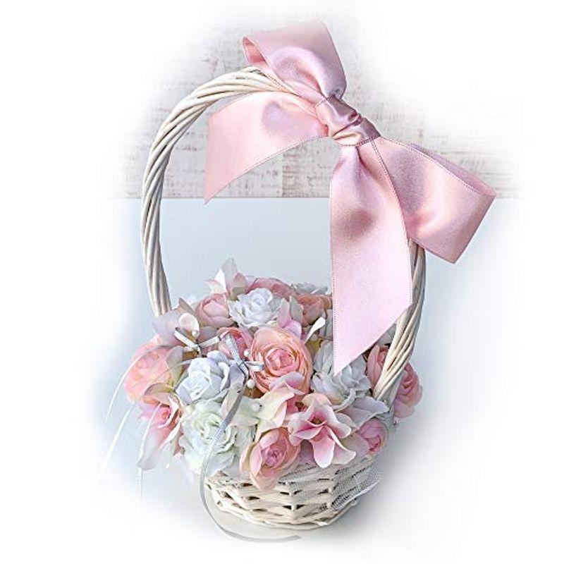 通販 ショップ Lulu S ルルズ ピンクラナンキュラスのバスケットリングピロー ウェディング アーティフィシャルフラワー サイズ かご部直径約13cm 正規品 アウトレット価格 Study Mn