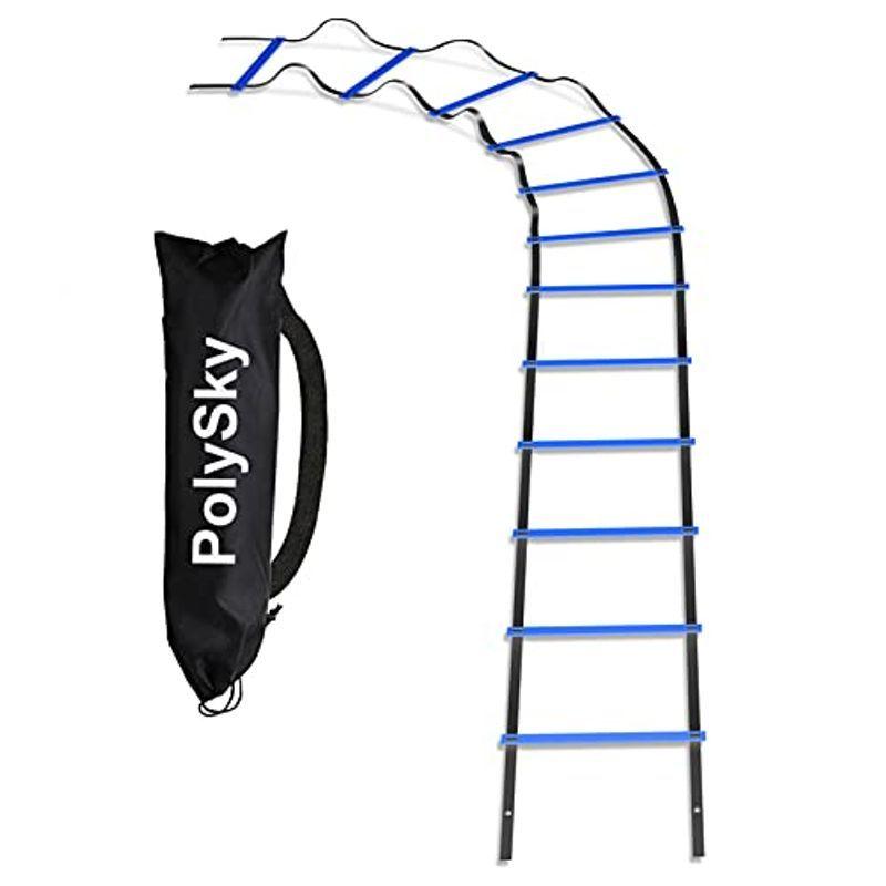 Mata Tabiトレーニングラダー Polysky ラダー トレーニング 野球 サッカー 3m 5m 6m 10m 収納袋付き スピードラダー 瞬発力 敏捷 チープ