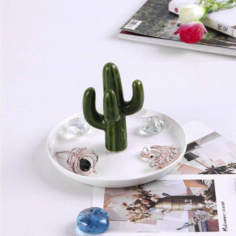 新作人気モデル Heizi サボテン アクセサリースタンド かわいい リングスタンド 指輪 時計 ピアス スタンド 収納 アクセサリートレー Shipsctc Org