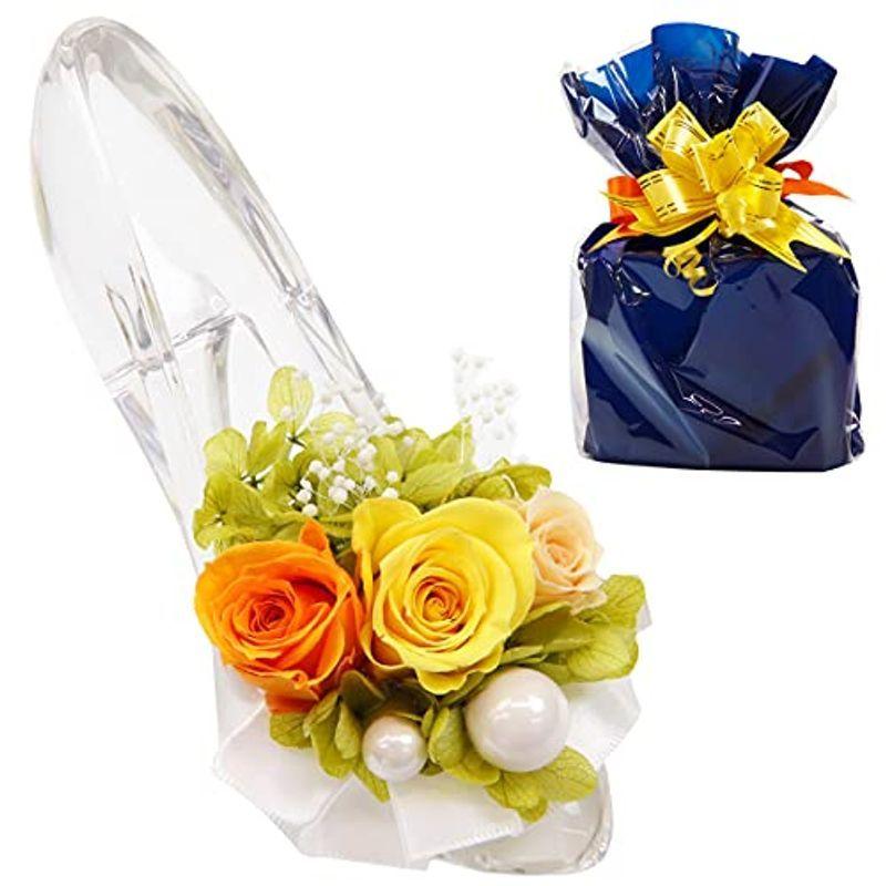 プリザーブドフラワー ギフト バラ 三輪 ガラスの靴 ギフト 誕生日 プレゼント 花 シンデレラ フラワーアレンジメント 結婚祝い 女性 お 花束 アレンジメント Ilgaimportadora Com