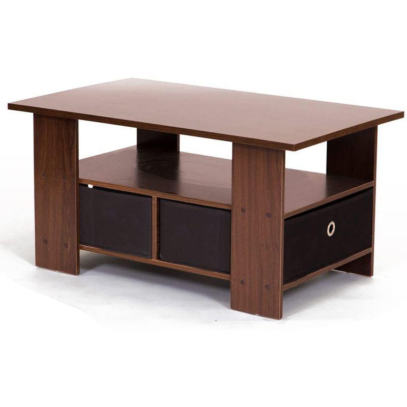 システムK テーブル センターテーブル 収納ボックス付 木製テーブル 