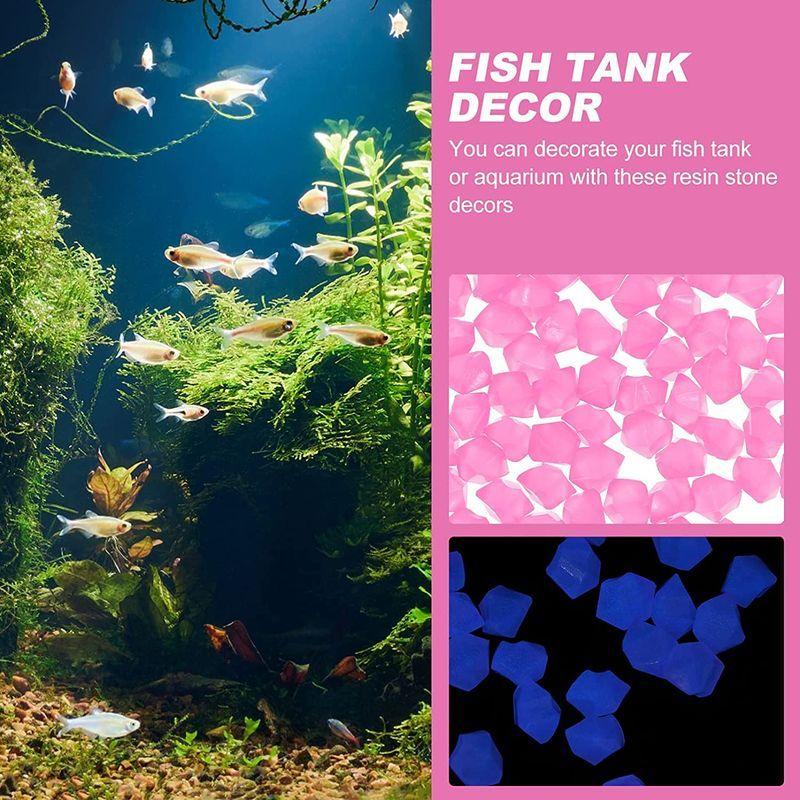 夜光石 装飾用 小石 アクアリウムに 岩 水槽 庭 砂 家 9 87オンス 砂利 280g