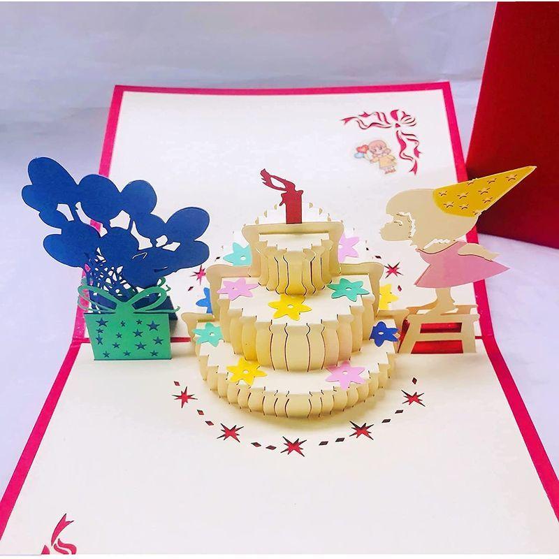 バースデーカード 立体グリーティングカードbirthday Cards お誕生日カード 子供向けお誕生日カード 母親向けお誕生日カード 父親 Mata Tabi 通販 Yahoo ショッピング