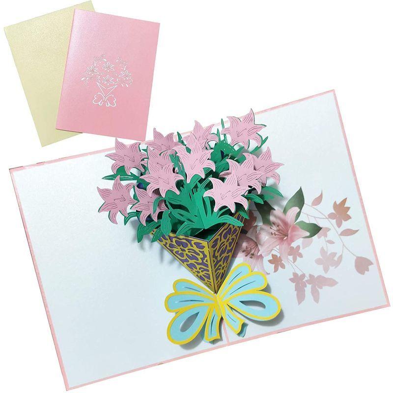 無料配達 立体 Mainiusi グリーティングカード お祝 結婚式 ありがとう メッセージカード 花 誕生日カード 3dポップアップカードバースデー グリーティングカード Www Sustentec Com Br