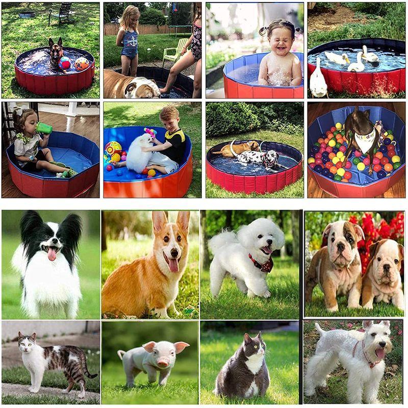 0円 一番の贈り物 犬のプール 犬のスイミングプール ブラシの犬のスイミングプール 折りたたみ式ペットバスプール ペット用プール