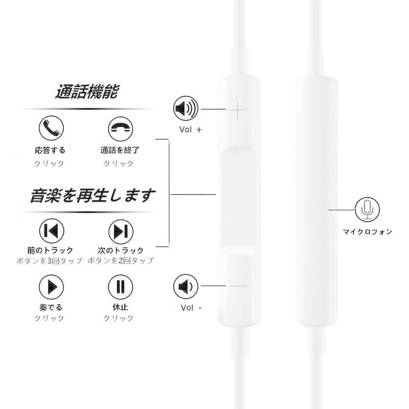 Iphone イヤホン 有線 イヤホン マイク付き アイフォン イヤフォン 3 5mm 音量調節 通話対応 Iphone Ipad Andr Mata Tabi 通販 Yahoo ショッピング