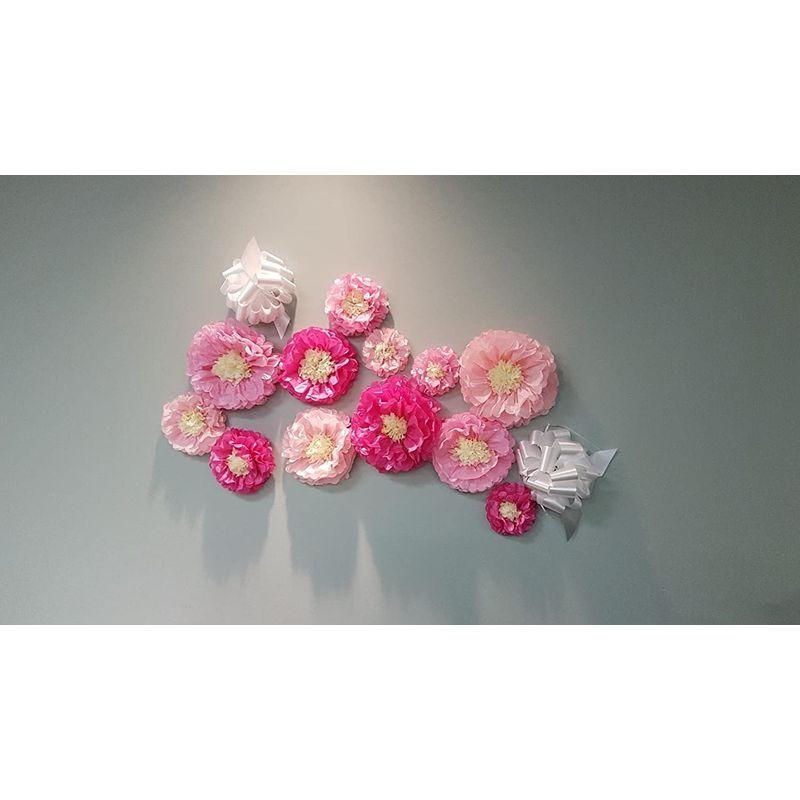 飾り付け 桜 卒業 花紙 誕生日 女の子 100日祝い バースデー 飾り 12枚セット お花紙 ペーパーフラワー ペーパーポンポン 風船 バルーン 結婚式 記念日 お祭り パーティー パーティーグッズ イベント デコレーション インテリア 大切な人へのギフト探し