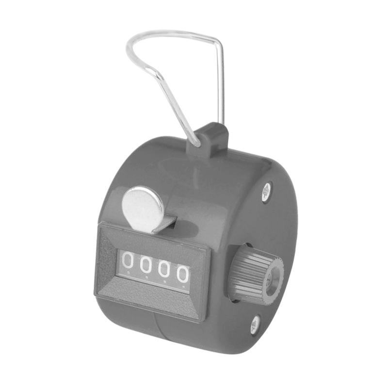 GOGO カウンター 数取器 ハンドヘルド計数器 デジタル計算 4桁の数字 学校スポーツイベント スコアカウンター ABS製 - ブラック