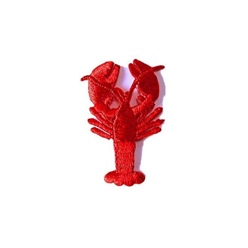 アイロンワッペンロブスター2枚セット ザリガニアメリカ 刺繍 アップリケ 小 Mata Tabi 通販 Yahoo ショッピング