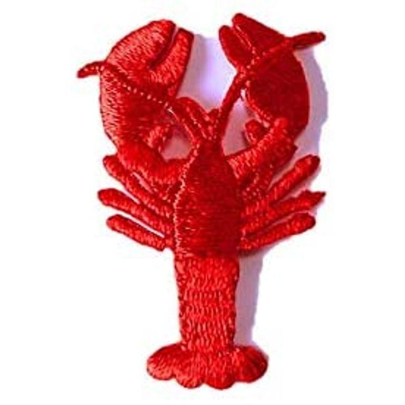 アイロンワッペンロブスター2枚セット ザリガニアメリカ 刺繍 アップリケ 小 Mata Tabi 通販 Yahoo ショッピング