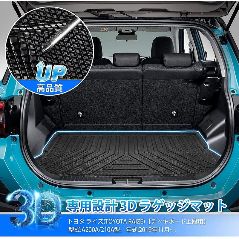CARVANTA トヨタ ライズ ラゲッジマット トランクマット TPE材質 立体