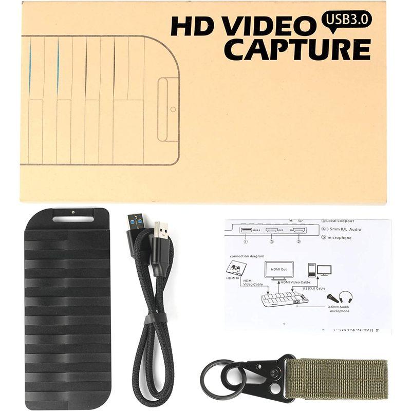 Mirabox HDMIキャプチャボードHD 1080P 録画 配信用 USB3.0 HDMIゲームキャプチャ、ビデオキャプチャDSLRビデ 