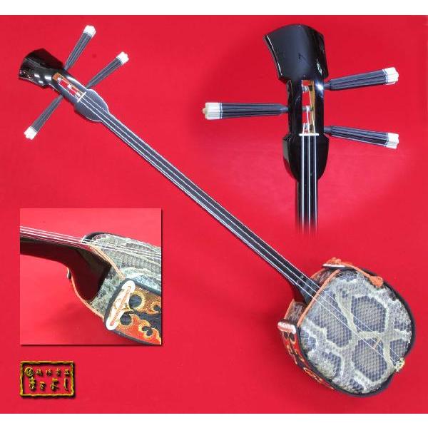 沖縄三線 江戸与那型 フィリピン黒檀棹 : 琉球楽器またよし