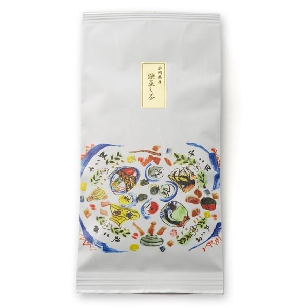 静岡県産 深蒸し茶 100g袋入　お中元 お茶 緑茶 日本茶 やぶきた やぶきた茶 プレゼント 贈り物 ギフト お取り寄せ お土産 帰省土産 クリスマス |  | 02
