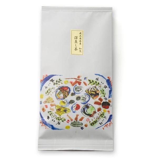 鹿児島県産 知覧 深蒸し茶 100g袋入　お中元 お茶 緑茶 日本茶 ゆたかみどり プレゼント 贈り物 ギフト 茶葉 お取り寄せ お土産 帰省土産 クリスマス |  | 02