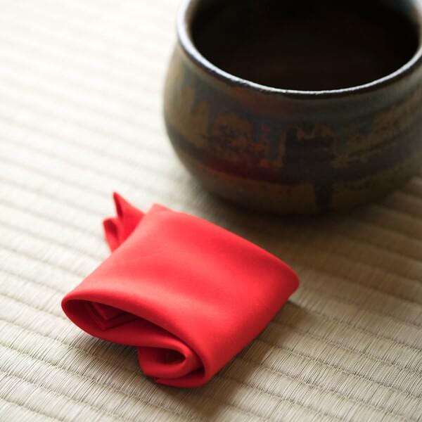 帛紗 お稽古用 赤　お中元 茶道具 茶道 薄茶用 抹茶 ギフト プレゼント 贈り物 クリスマス |  | 01