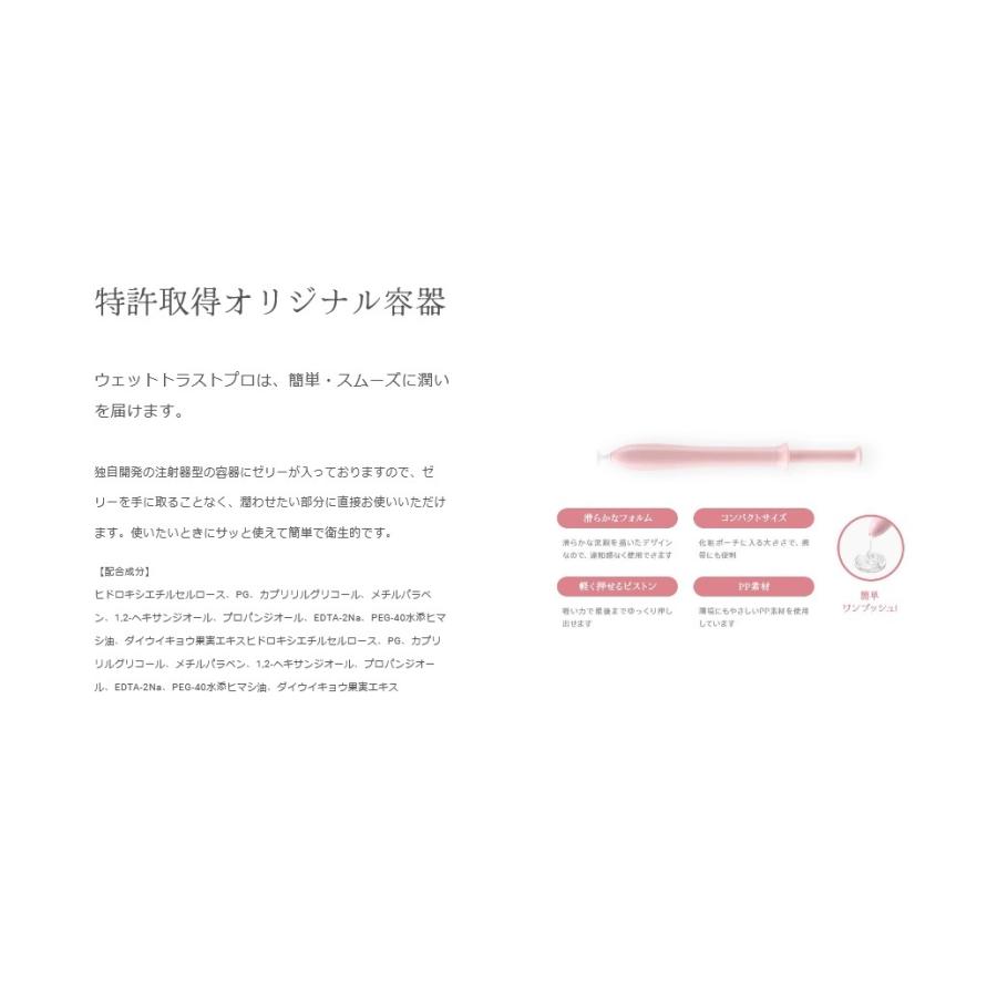 ハナミスイ（hanamisui） ウェットトラストプロ 30本入 潤滑ゼリー