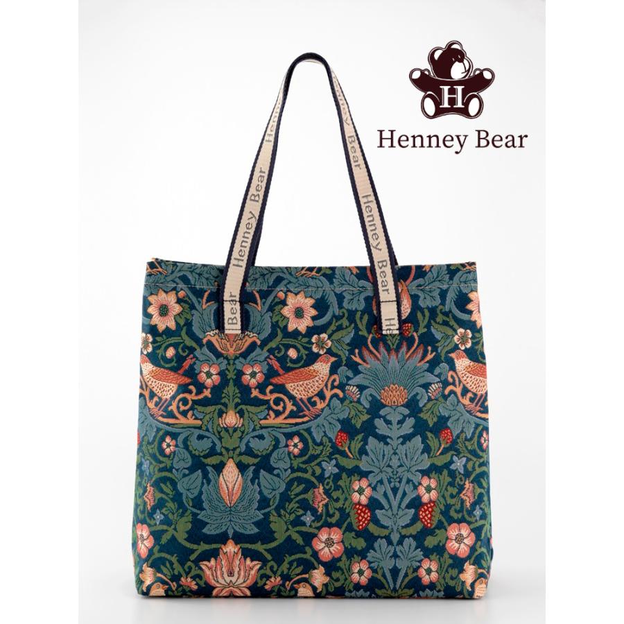ヘニーベア トートバッグ ウィリアムモリス ゴブラン織 HENNEY BEAR