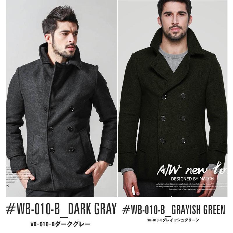 予約販売 ピーコート メンズ ダッフルコート ショットコート