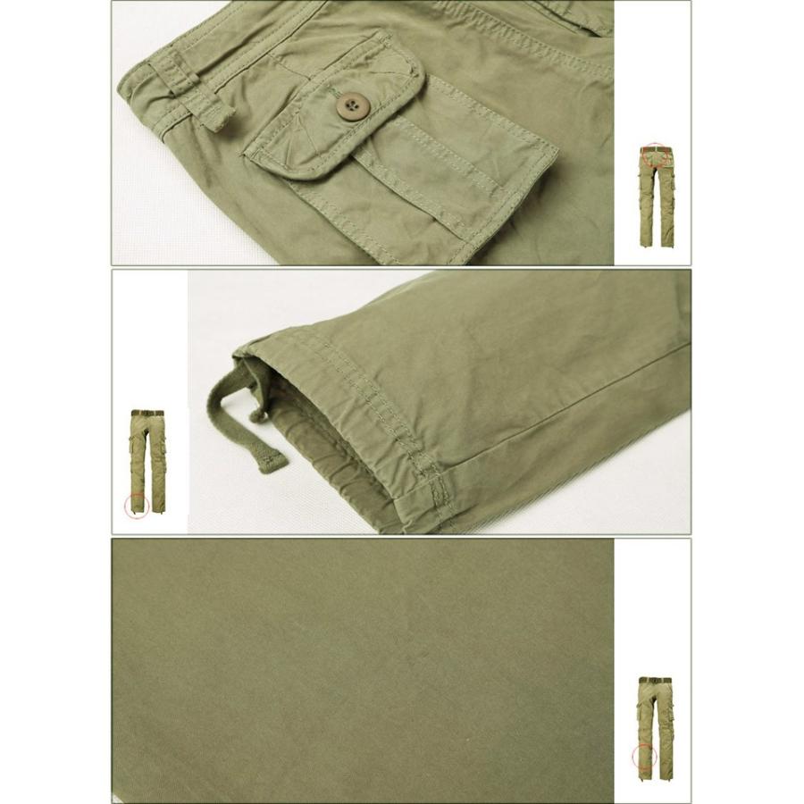 予約販売 カーゴパンツ レディーズ 作業服 ストレート綿100% 8