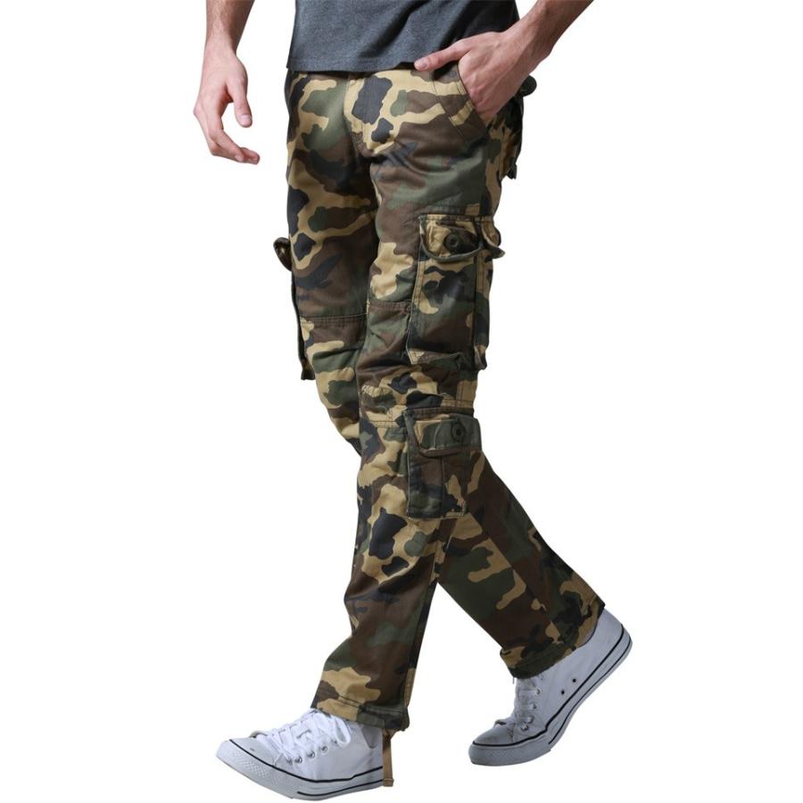 予約販売 カーゴパンツ 大きいサイズ 迷彩 メンズ 作業服 8ポケット