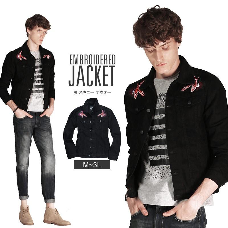 セール ジャケット ショットジャケット 刺繍ジャケット メンズ 春服 春物 秋服 秋物 綿 ボタン 刺繍 ライトアウター おしゃれ 4ポケット G1141 Match麻吉 通販 Yahoo ショッピング