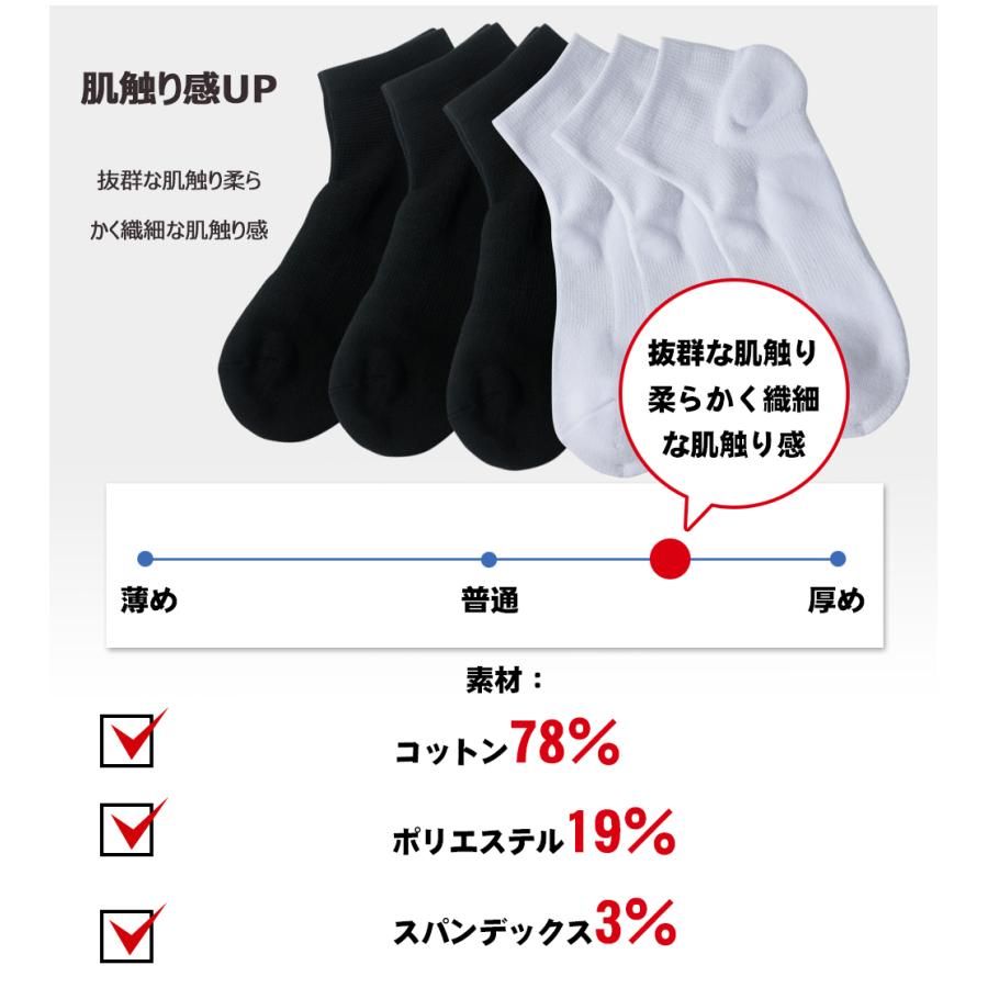 靴下 メンズ スニーカーソックスメンズ レディース 6足セット