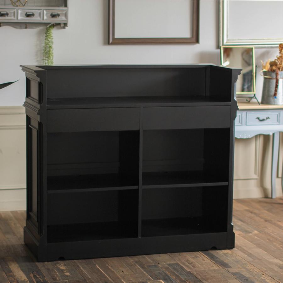 特注レセプションカウンター／レジカウンター 大阪の古民家レストランに納品したレトロなレセプション