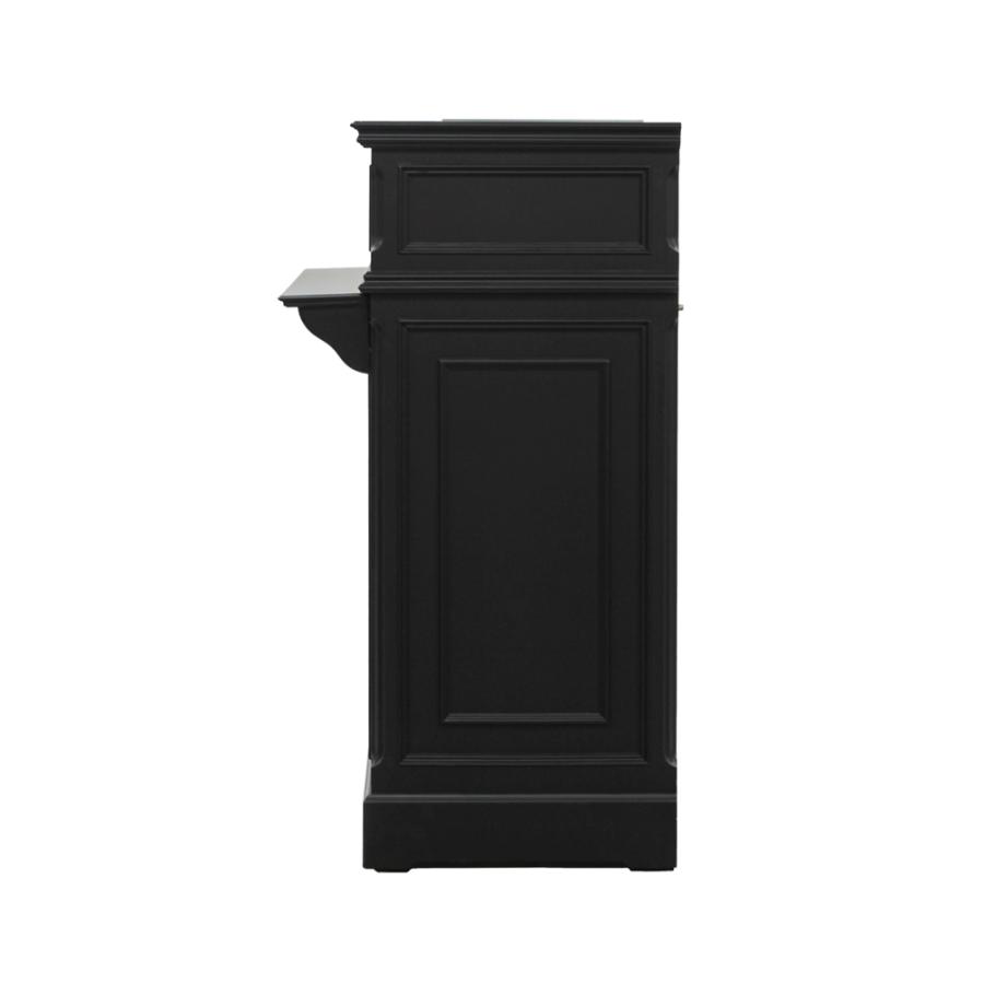 レセプションカウンター幅125【ブラック】受付カウンター 受付台 案内