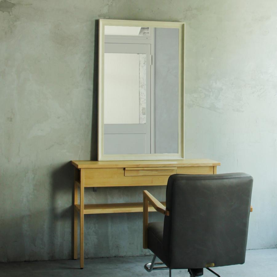 ウッドフレームミラー【新品未使用/鏡/アンティーク/ナチュラル/シャビー】 ウッドフレームミラー【新品未使用/鏡/アンティーク/ナチュラル