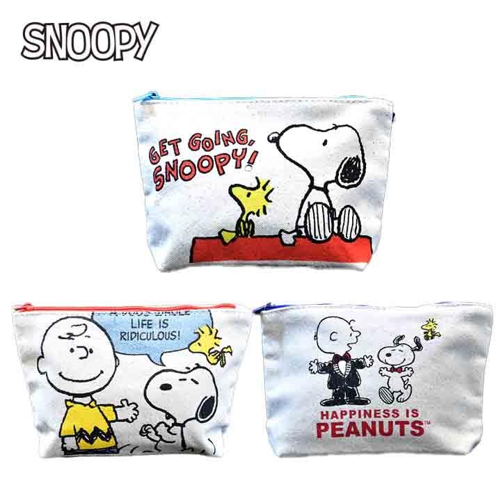 送料無料 Snoopyスヌーピー キャンパス素材ポーチ 雑貨 ギフト プレゼント ポイント消化 レディース Matemate09 通販 Yahoo ショッピング