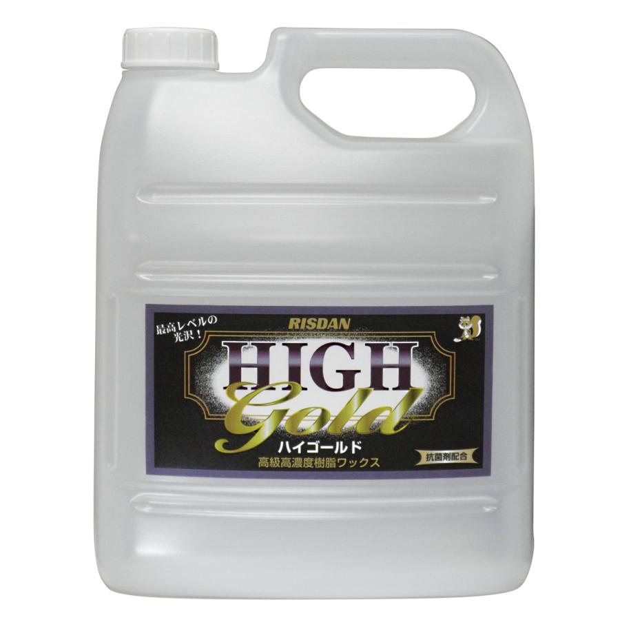 ハイゴールド　リスダンケミカル 4L 床用樹脂ワックス ワックス 床 フローリング コーティング 業務用  洗剤 大掃除
