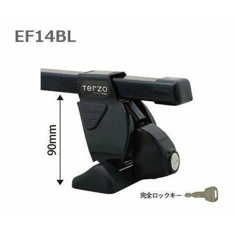 TERZO デリカD:5 CV1W CV2W CV4W CV5W ルーフキャリア フット＋バー+ 