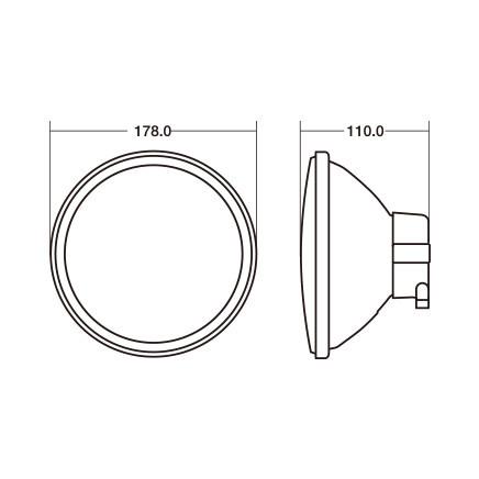 ロードスター NA6CE NA8C スタンレー 丸型ヘッドライト マルチ