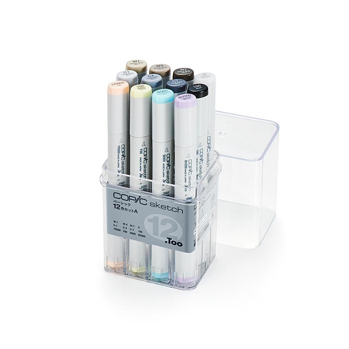 コピックスケッチ ベーシック12色セットa Copic イラスト用マーカー Mail Fjordutazas Hu