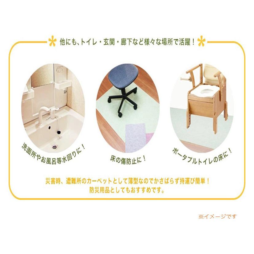 吸着 キッチンマット 北欧 マット フローリング 消臭 清潔 快適吸着マット 75Ｘ600cmの画像