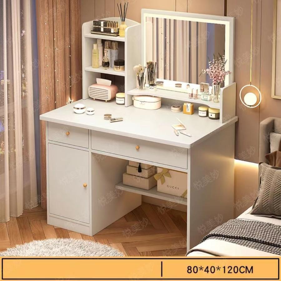 ドレッサー おしゃれ テーブル 安い 鏡台 椅子 スツール セット 収納 LED ドレッサー おしゃれ テーブル 安い 鏡台 椅子 スツール セット