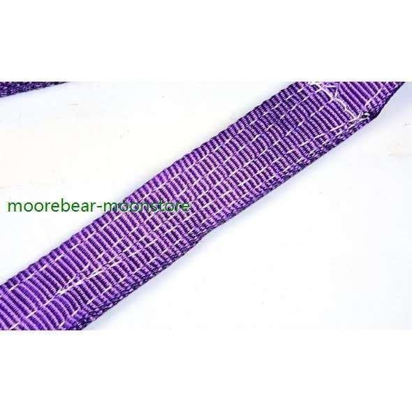 ベルトスリング 2点吊りスリングベルト 合金鋼製フック付き リング付き ポリエステル製 使用荷重2t 玉掛け作業 運搬 荷吊り 業務用 1m | ブランド登録なし | 04