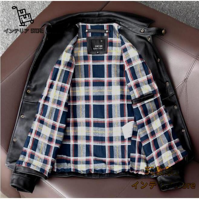 茶芯ホースハイド 復刻50's ドライビングコート レザー