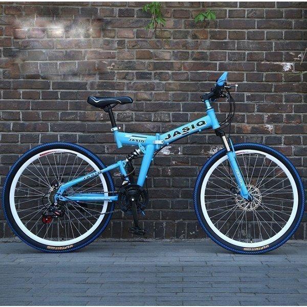 クロスバイク マウンテンバイク ショックアブソーバー付き